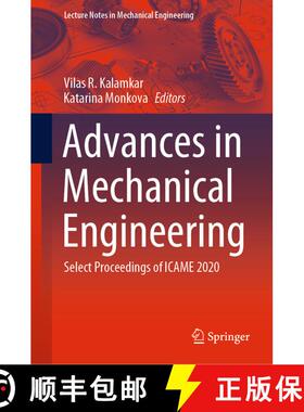 【3-4周达】Advances in Mechanical Engineering: Select Proceedings of ICAME 2020 [9789811536380]