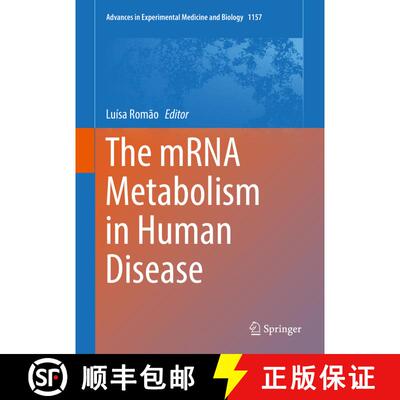 【3-4周达】精装 The mRNA Metabolism in Human Disease [9783030199654]