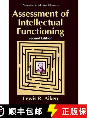 【3-4周达】Assessment of Intellectual Functioning (2nd ed. 1996) [9780306451522]