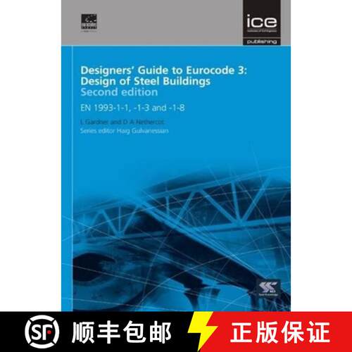 【3-4周达】精装 Designers' Guide to Eurocode 3: Design of Steel Buildings Second edition: EN 1993-1-1... [9780727741721]