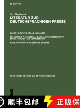 预订 69709-80619. Magdeburg-Zwoenitz [9783598213052]