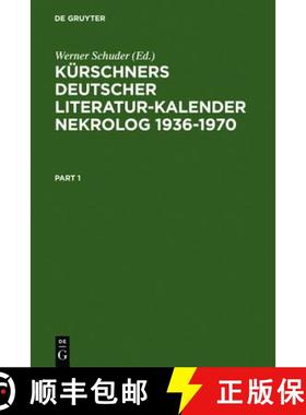 预订 Kurschners Deutscher Literatur-Kalender. Nekrolog 1936-1970 [9783110043815]