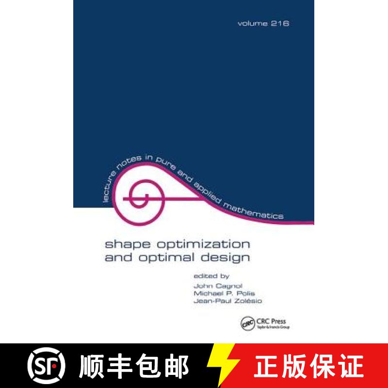 【3-4周达】Shape Optimization and Optimal Design [9781138413313]