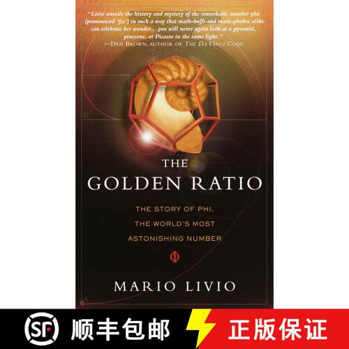【3-4周达】The Golden Ratio: The Story of PHI, the World's Most Astonishing Number [9780767908160]