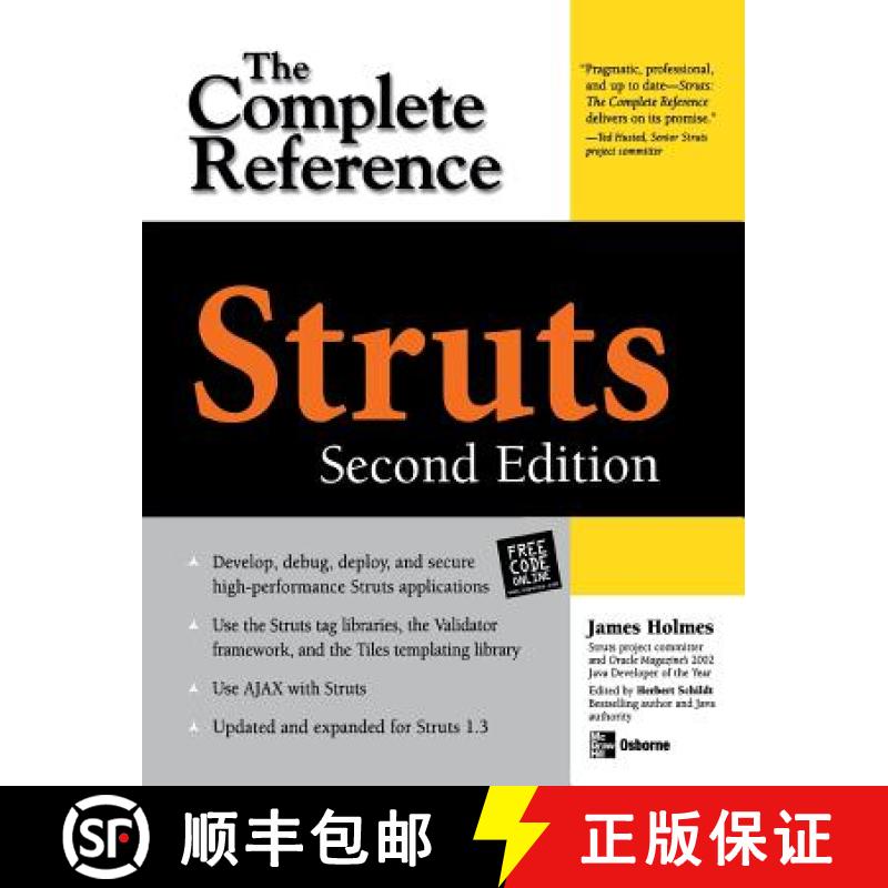 【3-4周达】Struts: The Complete Reference, 2nd Edition [9780072263862]