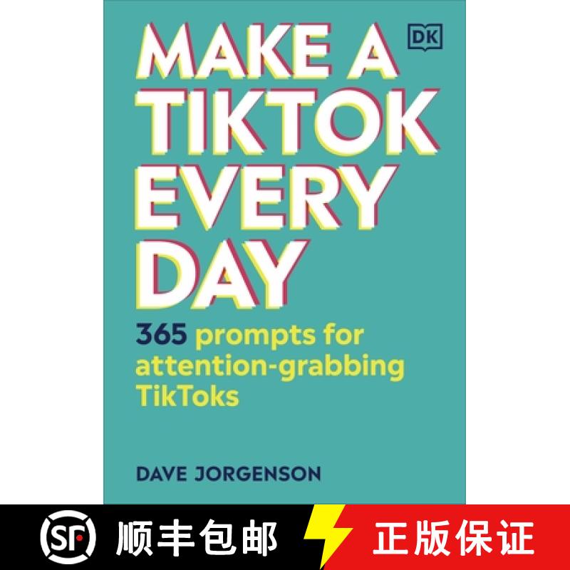 【3-4周达】Make a TikTok Every Day : 365 Prompts for Attention-Grabbing TikToks [9780241506363]