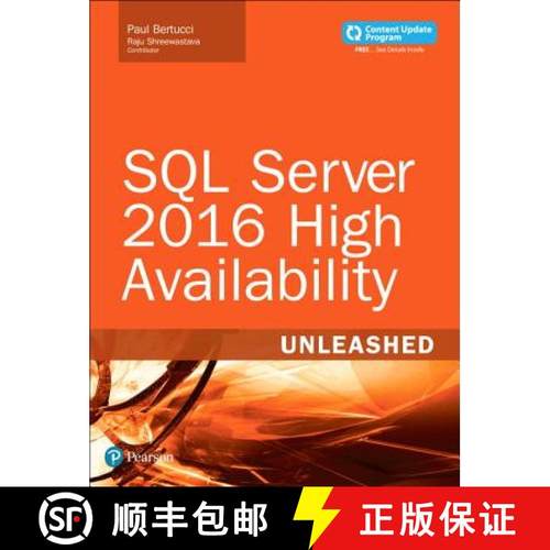 【3-4周达】SQL Server 2016 High Availability Unleashed (includes Content Update Program) [9780672337765]