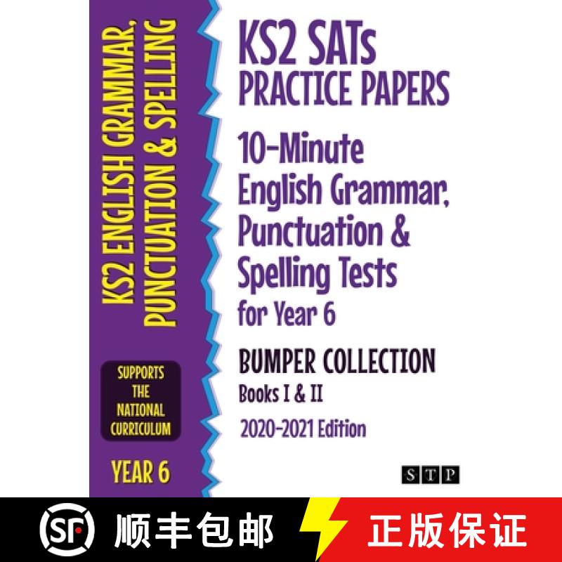 【3-4周达】KS2 SATs Practice Papers 10-Minute English Grammar, Punctuation and Spelling Tests for Yea... [9781912956258]