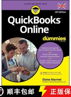 【3-4周达】QuickBooks Online For Dummies UK Edition (UK Edition) [9781119621263]