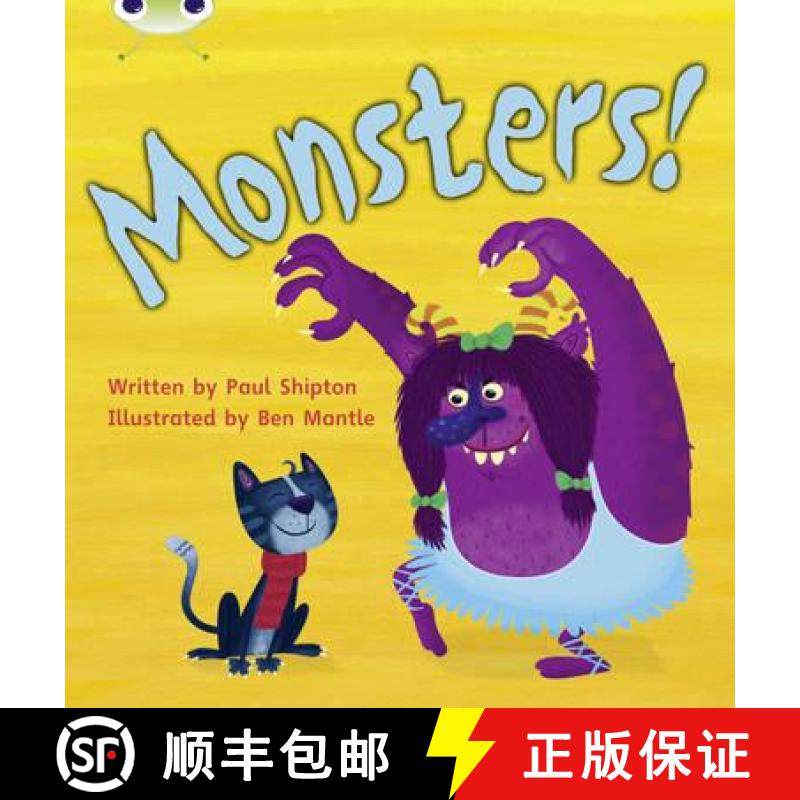 【3-4周达】Bug Club Phonics Fiction Year 1 Phase 4 Set 12 Monsters! [9781408260722]