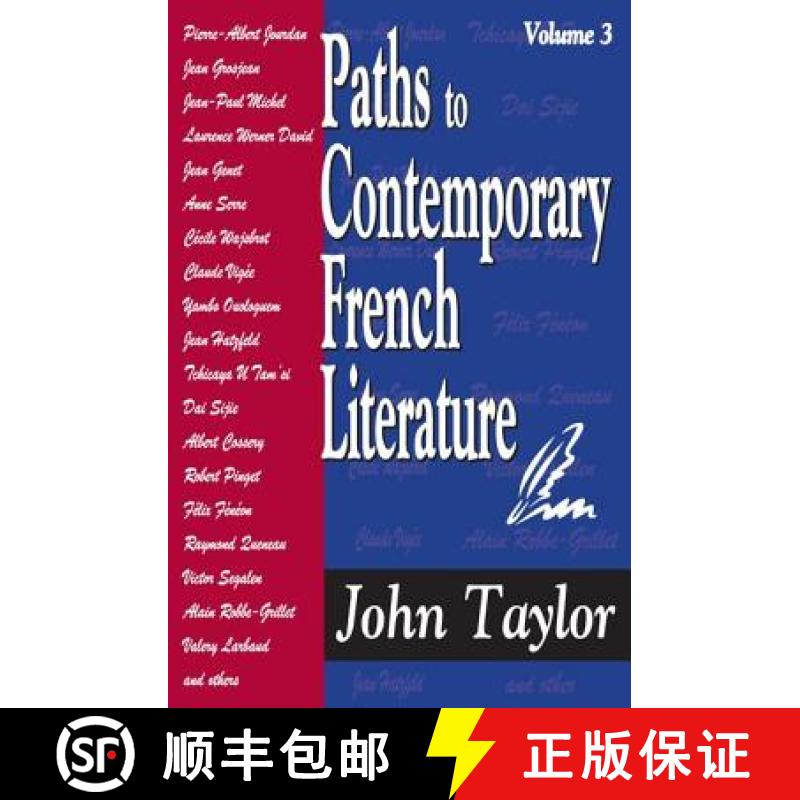 【3-4周达】Paths to Contemporary French Literature: Volume 3 [9781412818629]
