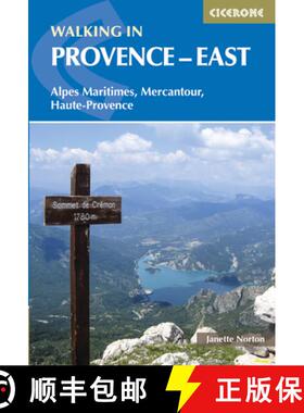 【3-4周达】Walking in Provence - East: Alpes Maritimes, Alpes de Haute-Provence, Mercantour [9781852846176]