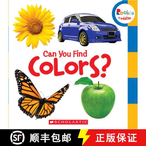 【3-4周达】精装 Can You Find Colors? (Rookie Toddler) [9780531252314]