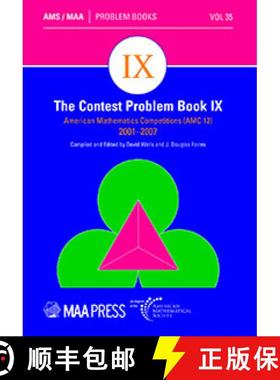 【3-4周达】Contest Problem Book IX: American Mathematics Competitions (AMC 12) 2001-2007 [9781470454913]