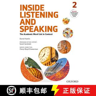 【3-4周达】Inside Listening and Speaking: Level Two: Student Book: The Academic Word List in Context [9780194719230]