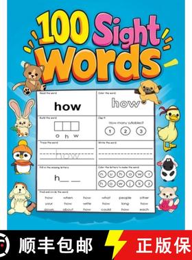 预订 100 Sight Words: My First Easy Practice Book to Trace, Read and Write for Kids Early Learning (P... [9788368294330]