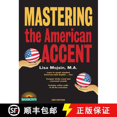 现货 掌握美语口音 Mastering the American Accent with Downloadable Audio [9781438008103]