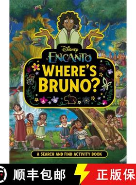 【2-3周达】Where's Bruno?: A Disney Encanto Search and Find Activity Book [9781800787407]