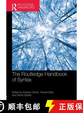 【3-4周达】HANDBOOK OF SYNTAX (CARNIE, SIDDIQI [9781138480582]