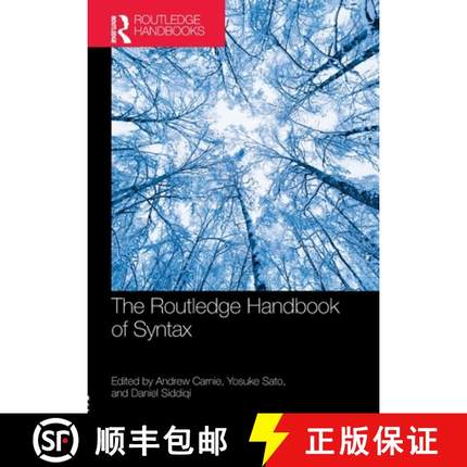 【3-4周达】HANDBOOK OF SYNTAX (CARNIE, SIDDIQI [9781138480582]
