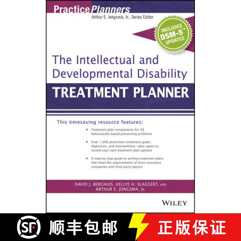 【3-4周达】The Intellectual And Developmental Disability Treatment Planner, With Dsm 5 Updates [Wiley... [9781119073307]