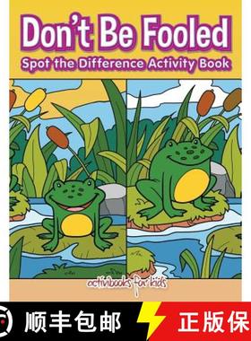 【3-4周达】Don't Be Fooled, Spot the Difference Activity Book [9781683212560]