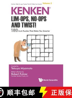 Kenken: Lim-ops, No-ops And Twist!: 180 6 X 6 Puzzles That Make You Smarter [9789813236677]