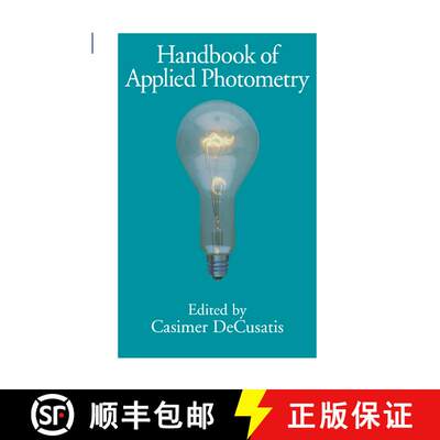 【3-4周达】精装 Handbook of Applied Photometry [9781563964169]
