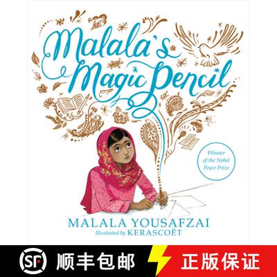【3-4周达】精装 Malala's Magic Pencil [9780316319577]