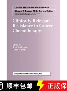 【3-4周达】Clinically Relevant Resistance in Cancer Chemotherapy [9781461354284]