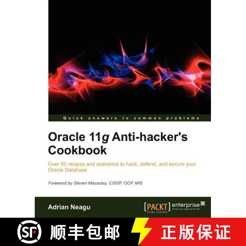 预订 Oracle 11g Anti-Hacker's Cookbook [9781849685269]