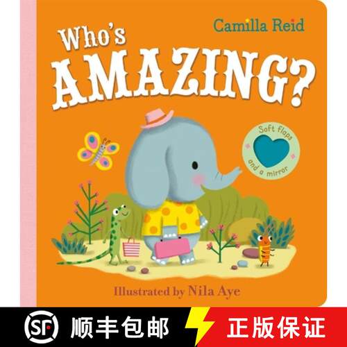 【3-4周达】Who's Amazing? : An interactive lift the flap book for toddlers [9781035023325]