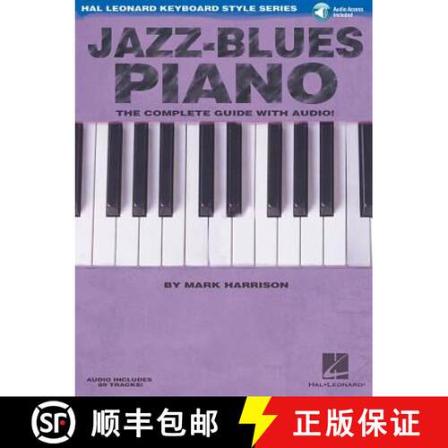 【3-4周达】Jazz-Blues Piano the Complete Guide with Audio! Hal Leonard Keyboard Style Series the Comp... [9780634062247]