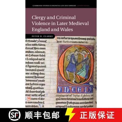 【3-4周达】精装 Clergy and Criminal Violence in Later Medieval England and Wales [9781108843805]