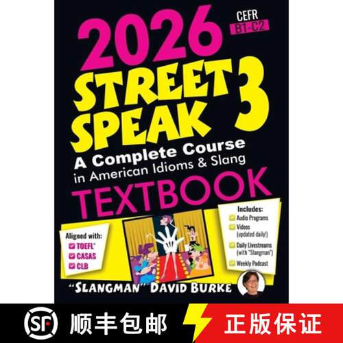 【3-4周达】2026 Street Speak 3 Textbook: American Idioms & Slang [9781947601833]