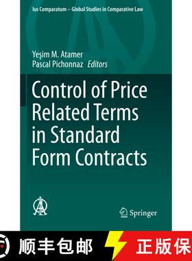 【3-4周达】Control of Price Related Terms in Standard Form Contracts [9783030230593]