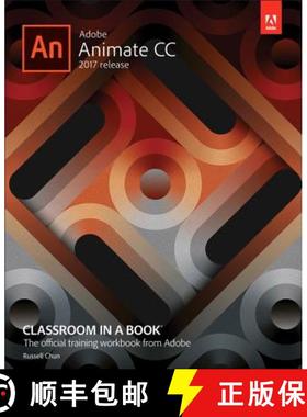 【3-4周达】Adobe Animate CC Classroom in a Book (2017 Release) [9780134665238]