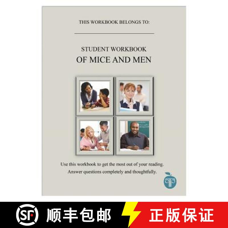 【3-4周达】A Common Core Approach to Teaching of Mice and Men Student Workbook [9781602495050]