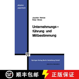 【3-4周达】Unternehmungsführung und Mitbestimmung [9783790802689]