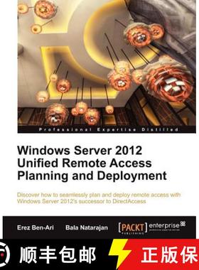 预订 Windows Server 2012 Unified Remote Access Planning and Deployment [9781849688284]