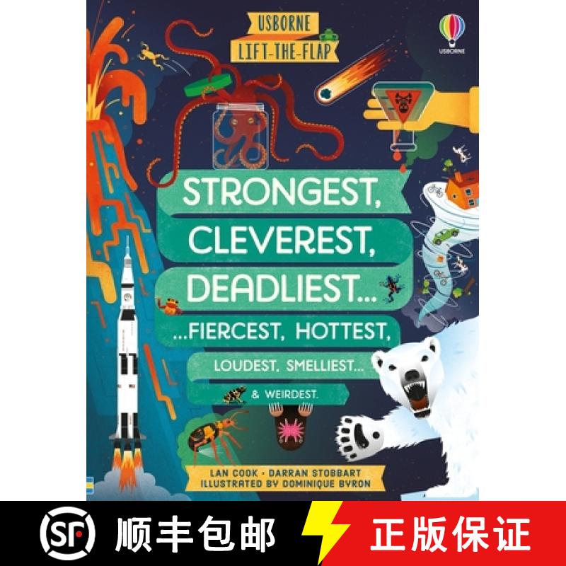 【3-4周达】Lift-The-Flap Strongest, Cleverest, Deadliest... [9781805318309]