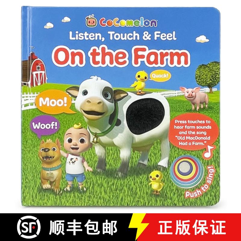 【3-4周达】Cocomelon on the Farm (Listen, Touch & Feel) [9798890190840]