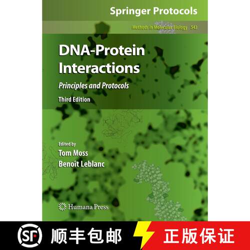 【3-4周达】精装 DNA-Protein Interactions: Principles and Protocols, Third Edition (3rd ed. 2009) [9781603270144]