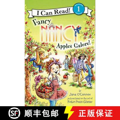 【3-4周达】精装 Fancy Nancy: Apples Galore! [9780062083111]
