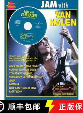 【3-4周达】Jam with Van Halen: Book & CD [With CD] [9780571529247]