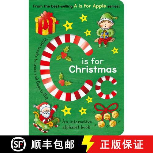 【3-4周达】C is for Christmas: An Interactive Alphabet Book [9781664352216]