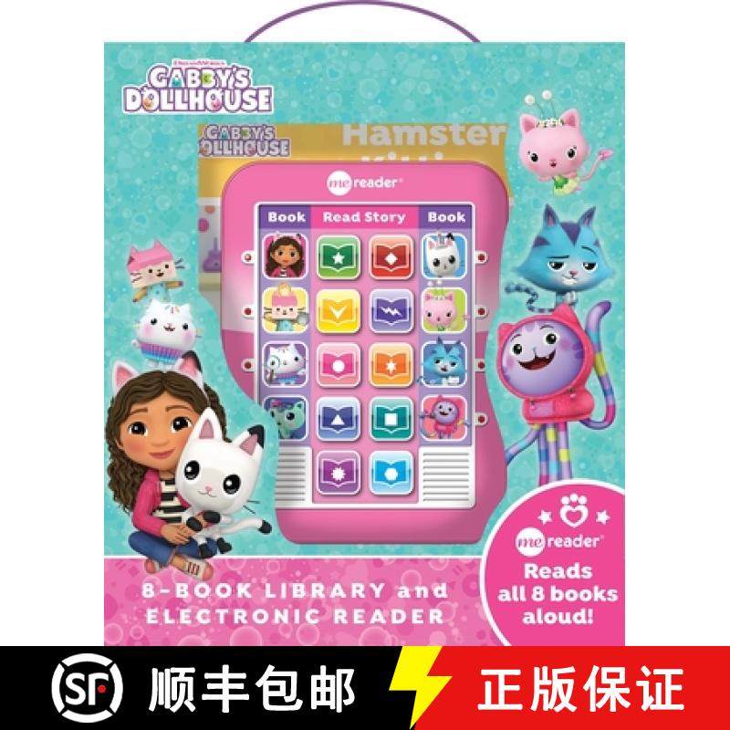 【3-4周达】DreamWorks Gabby's Dollhouse: Me Reader 8-Book Library and Electronic Reader Sound Book Set [9781503771796]