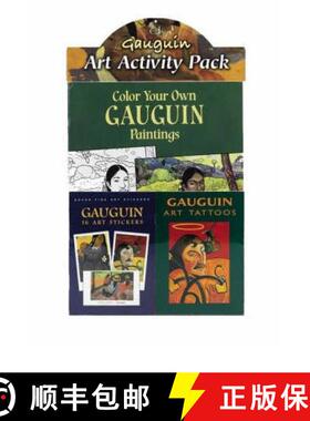 预订 Gauguin Art Activity Pack [With StickersWith Tattoos] [9780486460772]