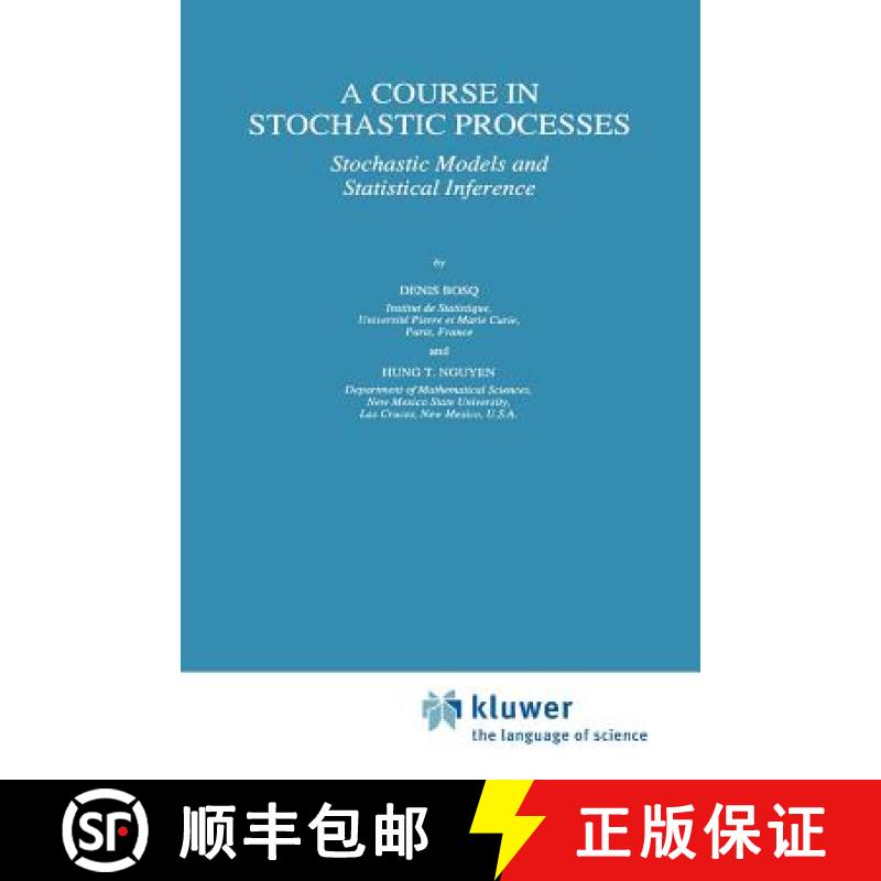 【3-4周达】A Course in Stochastic Processes : Stochastic Models and Statistical Inference [9789048147137]
