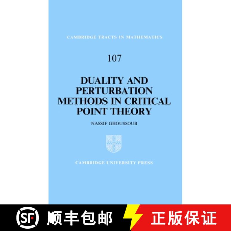 【3-4周达】Duality and Perturbation Methods in Critical Point Theory: - Duality and Perturbation Meth... [9780521440257]
